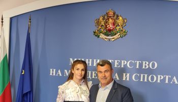 Цветан Иванов личен треньор на  Йоана Георгиева - Златен медал от ЕП и Бронзов медал от СП 2022г.