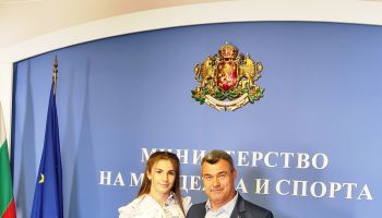 Цветан Иванов личен треньор на  Йоана Георгиева - Златен медал от ЕП и Бронзов медал от СП 2022г.
